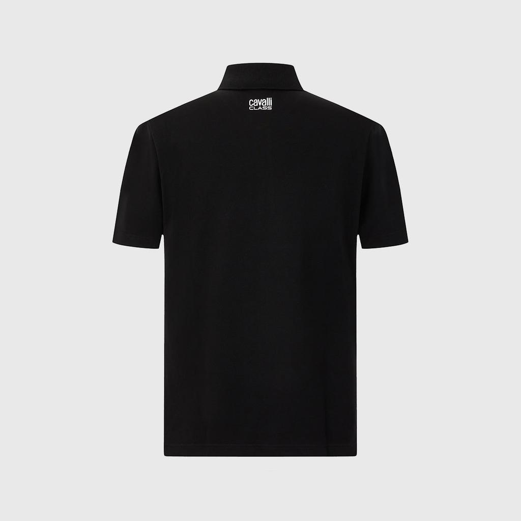 Men's Spring and Summer Exquisite Embroidery Versatile Polo Collar Shirt