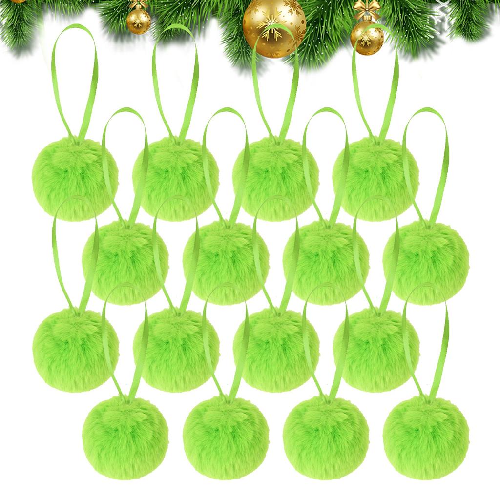 Weihnachtsdekoration Weihnachtsbaum Plüschkugel Hängedekoration Weihnachtsatmosphäre