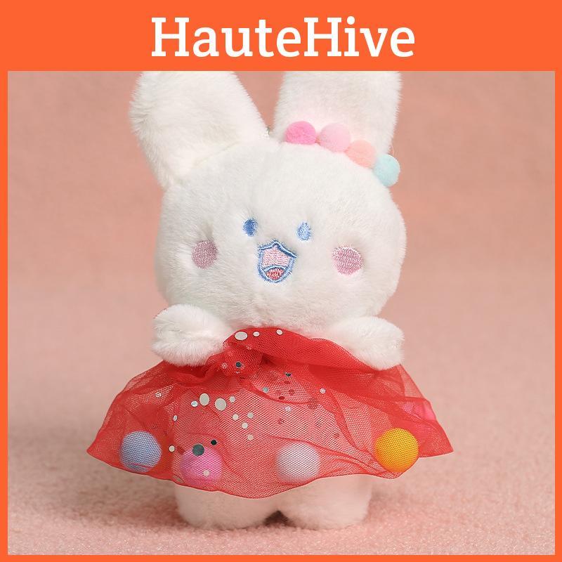 Cuter Rabbit And Plush Doll With Yarn Skirt Decoration For Gift