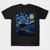 Asian Size Cotton Unisex Tshirt Print T-shirt Jimothy Starry Night T-shirt No-Cut Print Regular Fit