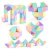Segment 72 Stunning Magic Snake Puzzle Toy In Beautiful Macaron Colors For Relaxation Focus And
