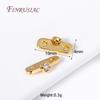 18K Gold Plated Inlaid Zircon Flower Shape Connector 2/3 Hole Spacer Accessories Separators For DIY Strands Beading Jewelry