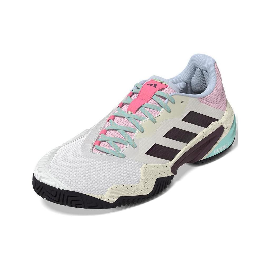 Adidas Barricade 13 Crystal White Semi Green Spark Men Sneakers Cream Aurora-Metallic IF7792