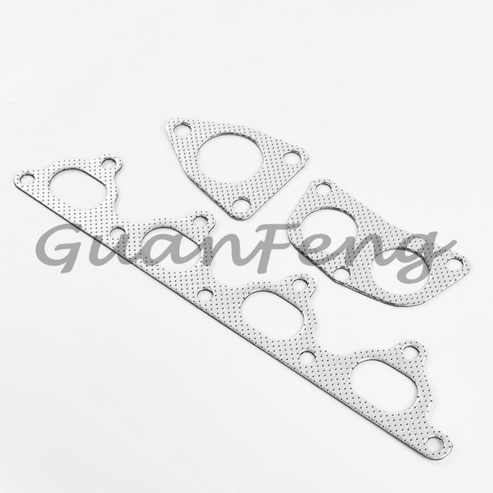 For Honda Accord 2.2L F22 F22A Tri-Y Racing Header Exhaust Manifold Gasket Kit 304 Exhaust Headers For 1990 1991 1992 1993