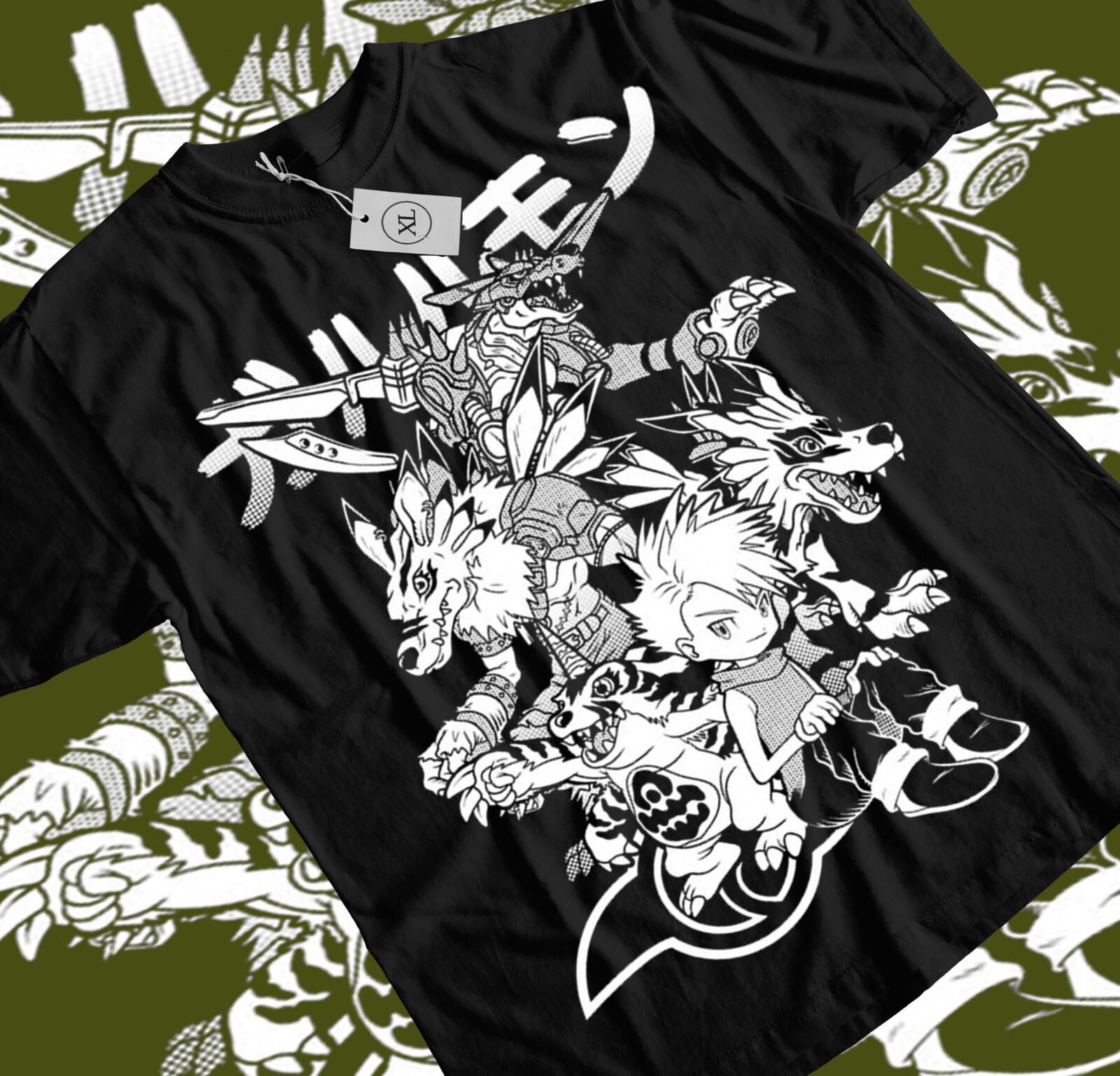 matt ishida T-shirt royal knight crimsom aplhamon chibi anime Tee All Size XL