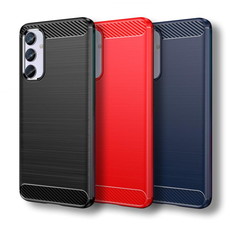 

For Samsung Galaxy M54 5G Case Samsung M54 Cover 6.7 inch Carbon Fiber Shockproof Silicone Bumper For Galaxy M54 5G Fundas