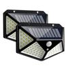 100 Led Solar Licht Sicherheit Outdoor Solar Wand Lampe PIR Motion Sensor Lampe Wasserdichte Solar Licht Für Garten Dekoration