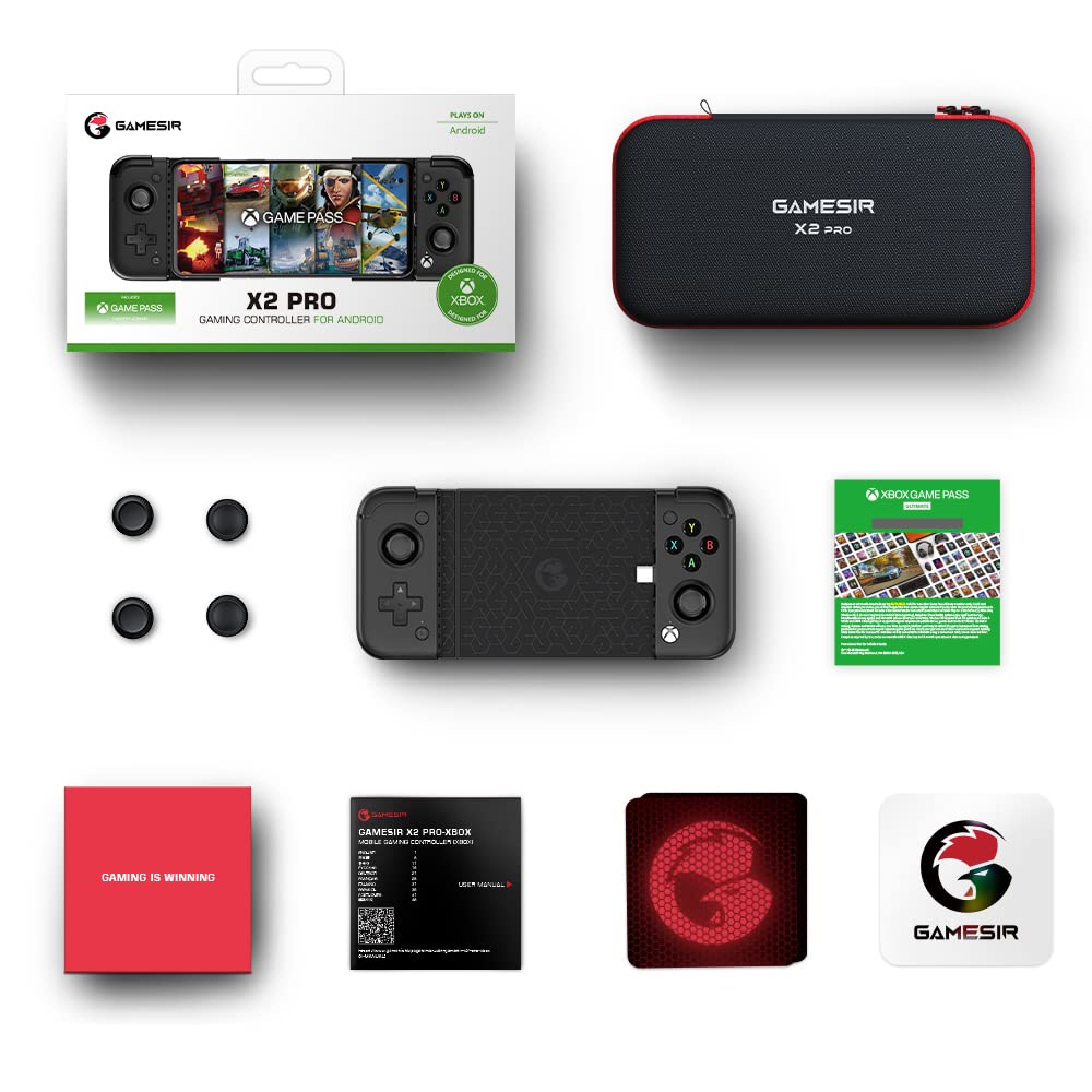 GameSir X2 Pro Xbox Mobilspill Android Spillkontroller Kompatibel med og Diablo Smarttelefonkontroller med Xbox Game Pass Ultimate Bonus - Kontroller,