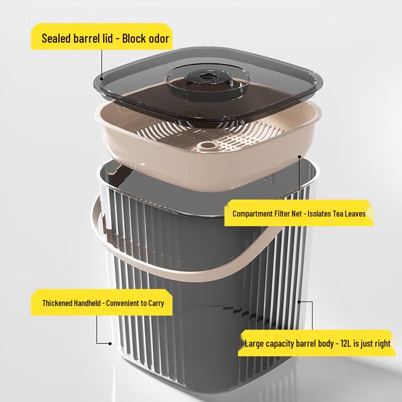 Mayflower Visible Tea Waste Bucket