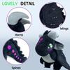 Wings of Fire Toys Dragon Plush Toy Soft Stuffed Animal Cool Black Dragon Decor Merch Special Gift for Kids Boys Girls Age