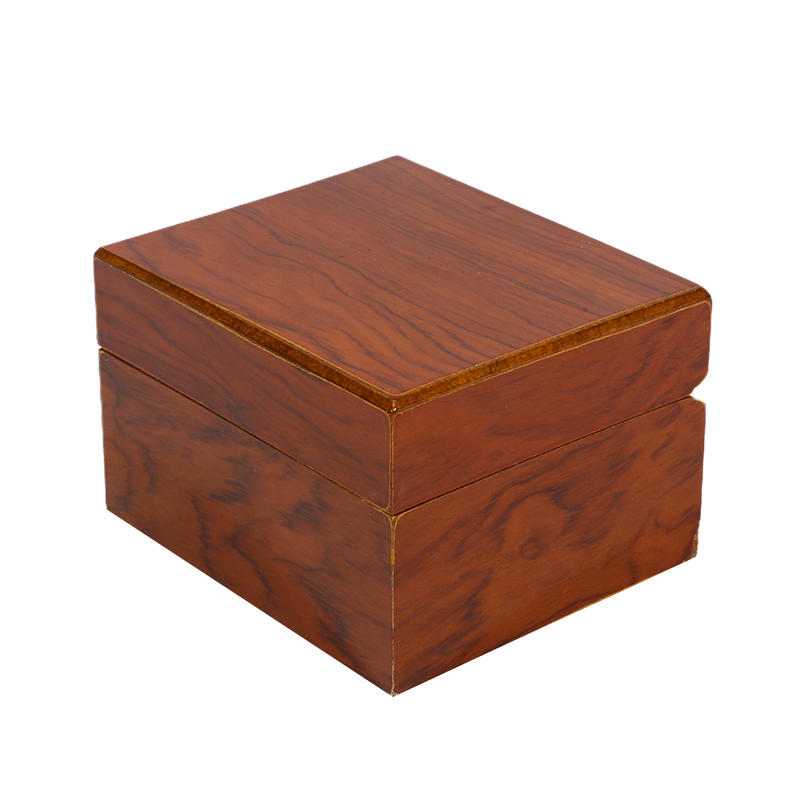 Holz-Uhrenbox mit Armbandhalter - 6 Fächer Vitrine für Herrenuhren Schmuck Armband Aufbewahrungs-Organizer