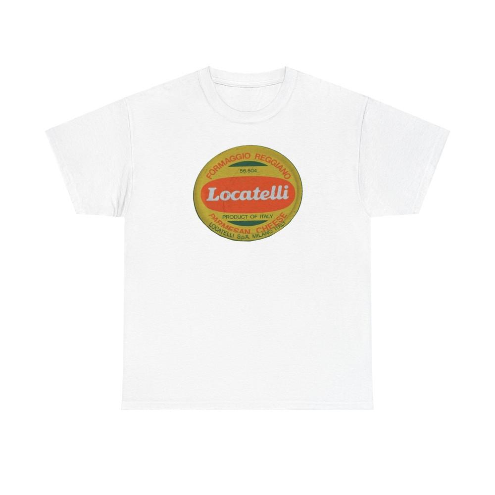 Locatelli Parmesan Cheese Unisex Tshirt Tops Tee - Sardinian Heritage, Cheese Lover Gift,
