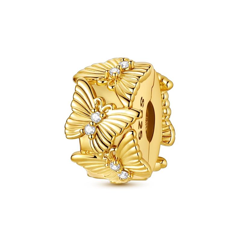 Copper Charms Beads Family Love Cup Firefly Cross Pendant Fit Original Bracelet Necklace Charm Woman Jewelry Gifts