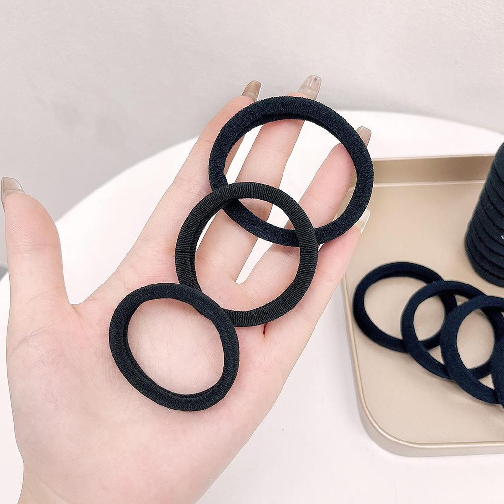 10Pcs/bag High Elasticity Seamless Towel Hair Loop Scrunchies for Women Elasticity Hair Loops Fashion Hair Accessories