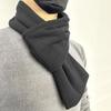 Thermal Fleece Scarf Thickened Men Shawl Simple Winter Scarves Skiing