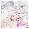 Set of 6 3D 3D Bubble Perfect for and Perfect Gift for Kids and Girls Stickers, Cute, Puffy, Jewel-Style, Stickers, Phones, DIY, Planners, Sticky,