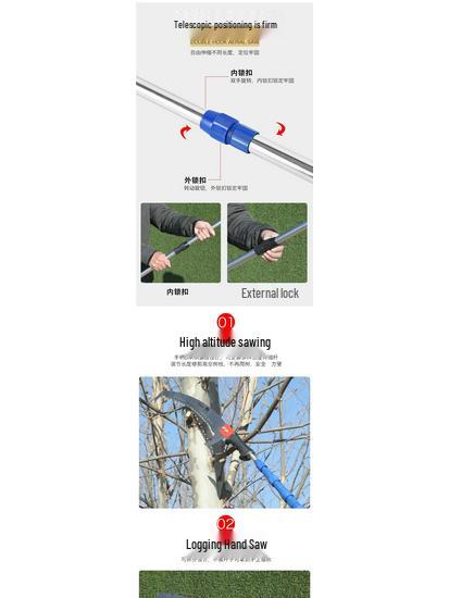 Telescopic Pole Pruner and Saw for High Branches – Tree God Tool