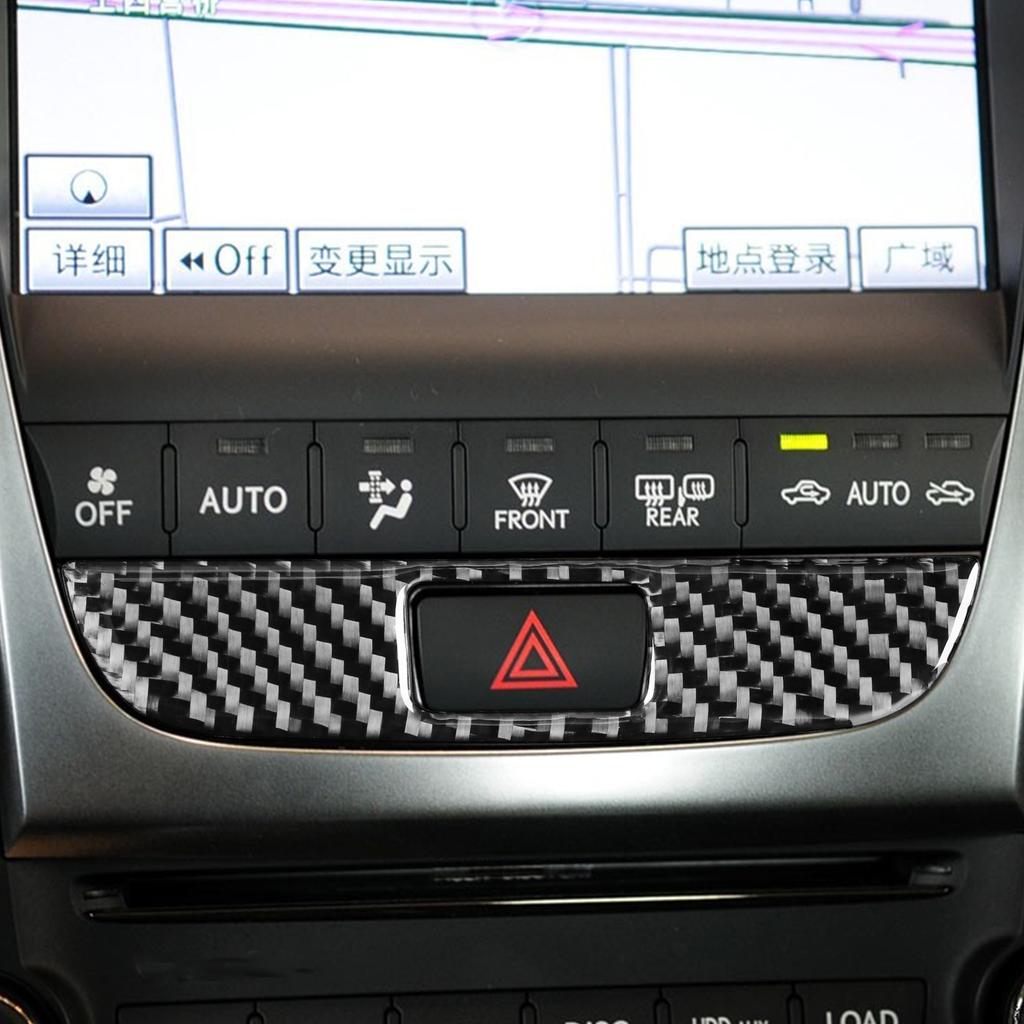 Pentru Lexus GS 2006 2007 2008 2009 2010 2011 Accesorii autocolante auto din fibră de carbon pentru panou de aer condiționat interior