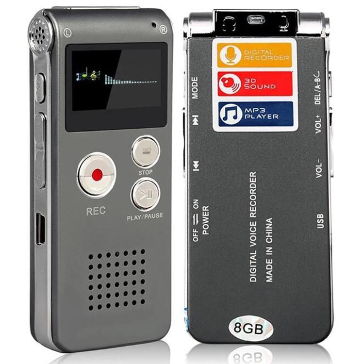 

SK-012 Интеллектуальный HD диктофон и MP3-плеер 8GB