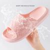 Fashion Summer Non-Slip House Slippers Women 2025 Comfort Soft Sole Bathroom Slippers Woman Solid Color Light Flat Heel Indoor Slides
