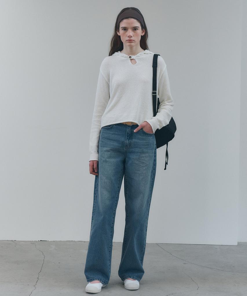 BENSIMON Wide Denim Pants - Denim