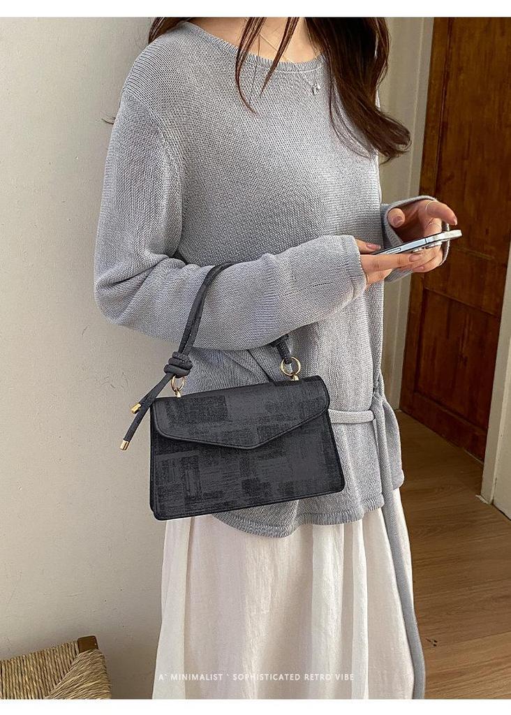 Korean Retro Small Square Handbag - Summer 2026 Casual Women's Crossbody