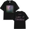 Rapper The Weeknd Beeil dich Morgen Tour Album Grafik T-Shirts Herren Vintage Mode Übergroßes Baumwoll-T-Shirt Gothic Streetwear