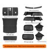 Tesla Model Y Suede Trunk Side Panels - Large Interior Modification Accessories