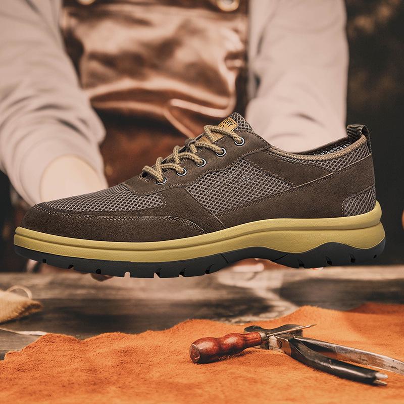 Mocassini Traspiranti a Taglie Forti da Uomo - Scarpe Sportive Casual alla Moda in Stile Coreano per Primavera/Estate