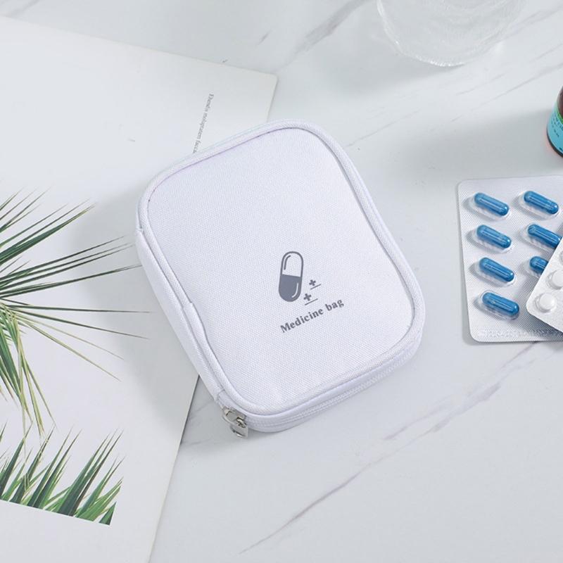 First Aid Bag,Empty First Aid Pouch,Mini Portable Medicals Bag for Outdoor Multifunction Emergency Medicine Storage Bag
