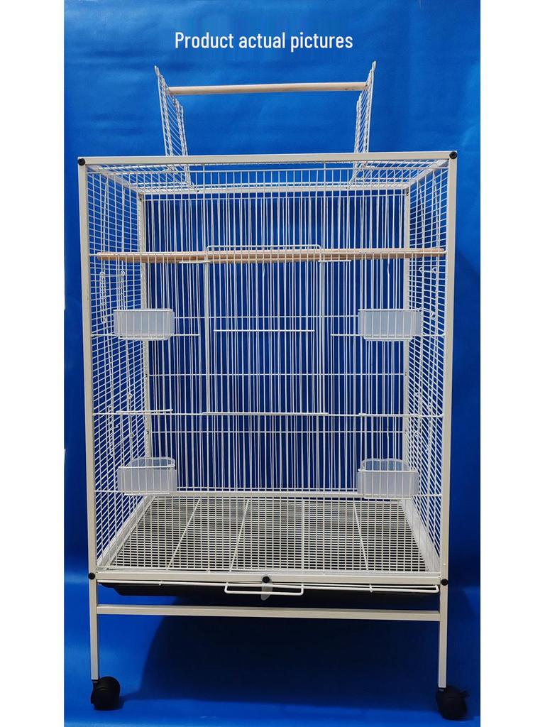 Multifunctional Iron Bird Cage: Parrot Villa with Large Space and Multiple Layers