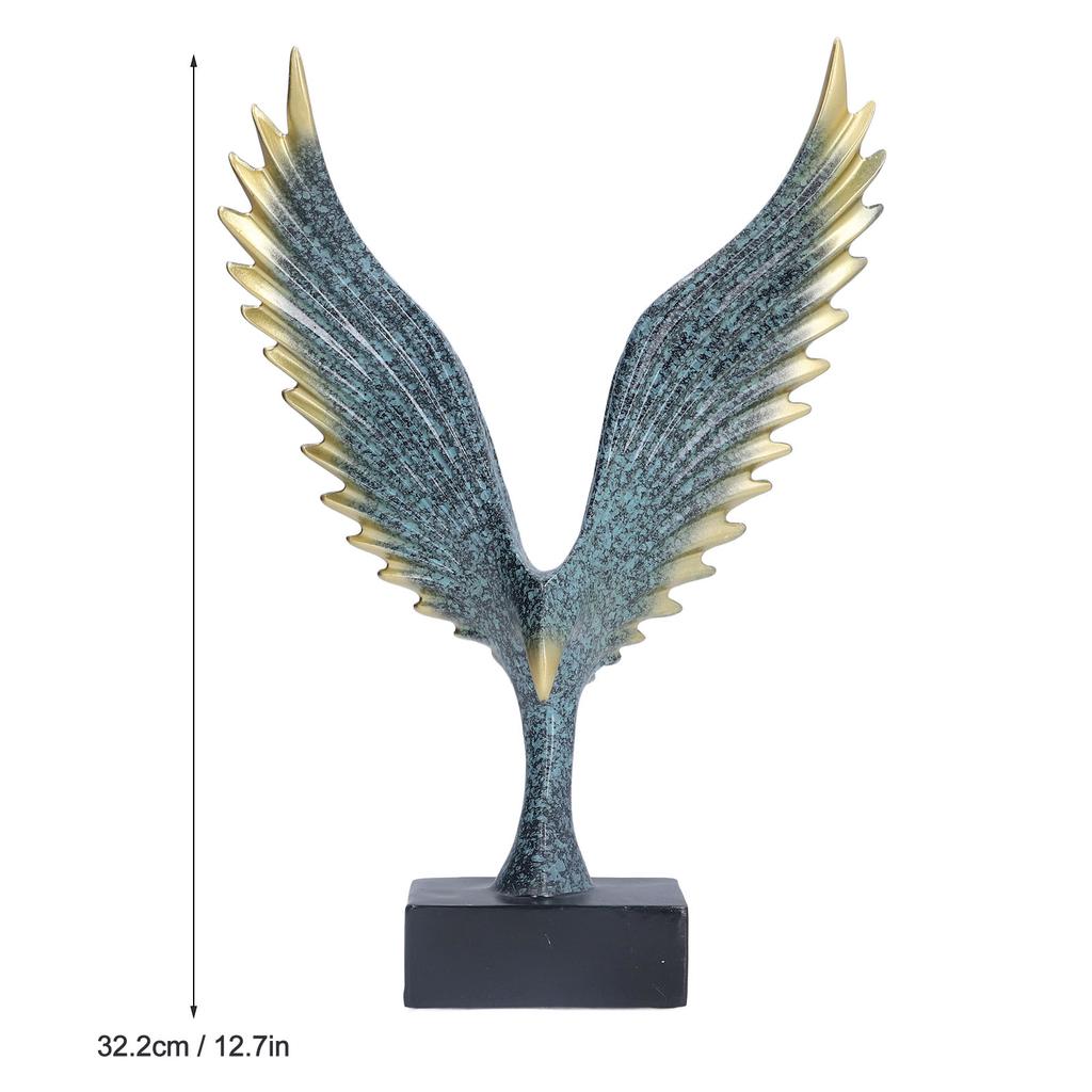 Nordic Wing Statue Resin Sculpture Statue Ornaments Modern Living Room Decoration Desktop Abstract Crafts