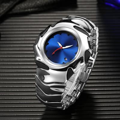 Vintage Personalized Creative Y2k Alien Blade Men's Watch Night Light Waterproof Calendar Function Ins Style Men's Quartz Watch