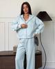 Autumn and winter new European and American style loose hooded zipper sweater set two-piece casual sweatpants women's solid color