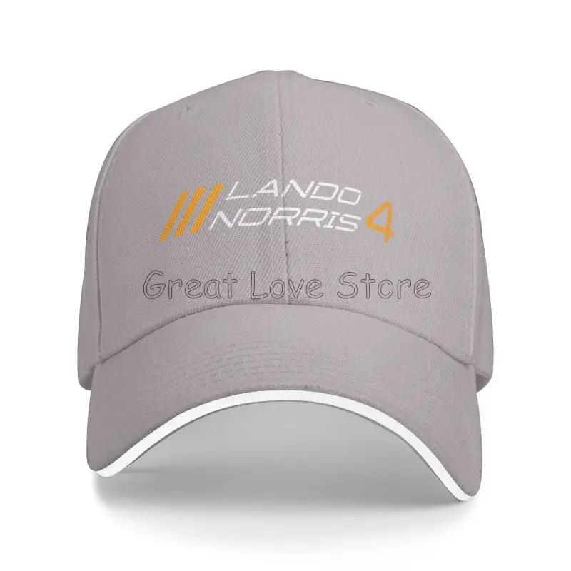 Lando Norris 4 Baseball Caps Unisex Daily Casual Sandwich Hat Summer Sports Sun Protector Bucket Hats Snapback Cap Dad Hat
