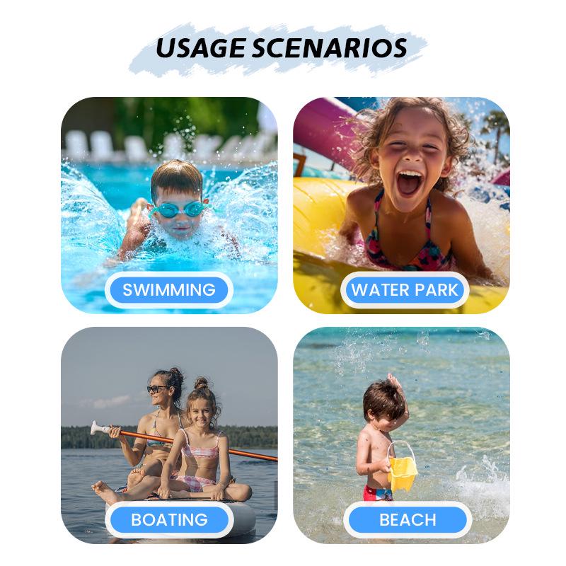 Children's Neoprene Life Jacket - Beginner Buoyancy Vest for Swimming and Water Park Safety