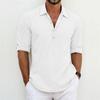Men's Crochet Trimmed Shirt
