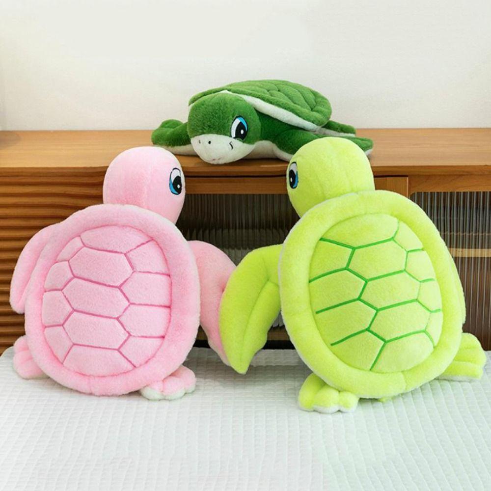Soft Sea Tortoise Plush Toys Fluffy Turtle Animal Doll Animal Sea Turtle Pillow  Car Decor