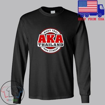 Camiseta Unisex AKA Thailand Muay Thai Gym Negra Talla S2XL