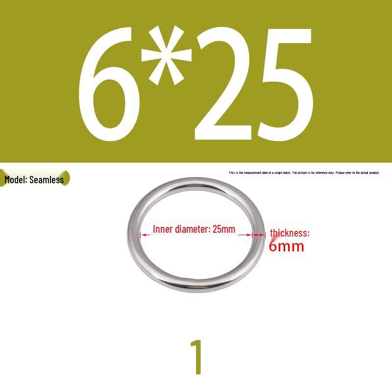 304 Stainless Steel Seamless O-Ring for Lifting and Hammock Yoga Connection
