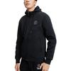 Li-Ning Wade Series Solid Color Plush Warm Zip-Up Hoodie Men Outerwear Black AWDR843-1
