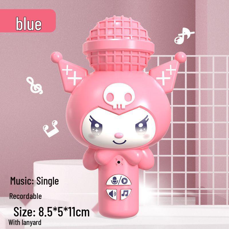 Sanrio Kuromi Mini-Mikrofon & Lautsprecher Kinderaufnahme-Spielzeug