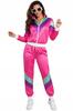 80s Tracksuit Outfit Retro Tracksuit Costume Disco Sweatshirt Vintage S