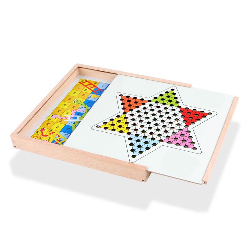 Brangdy Wooden 20-in-1 Kids Multi-Game Set
