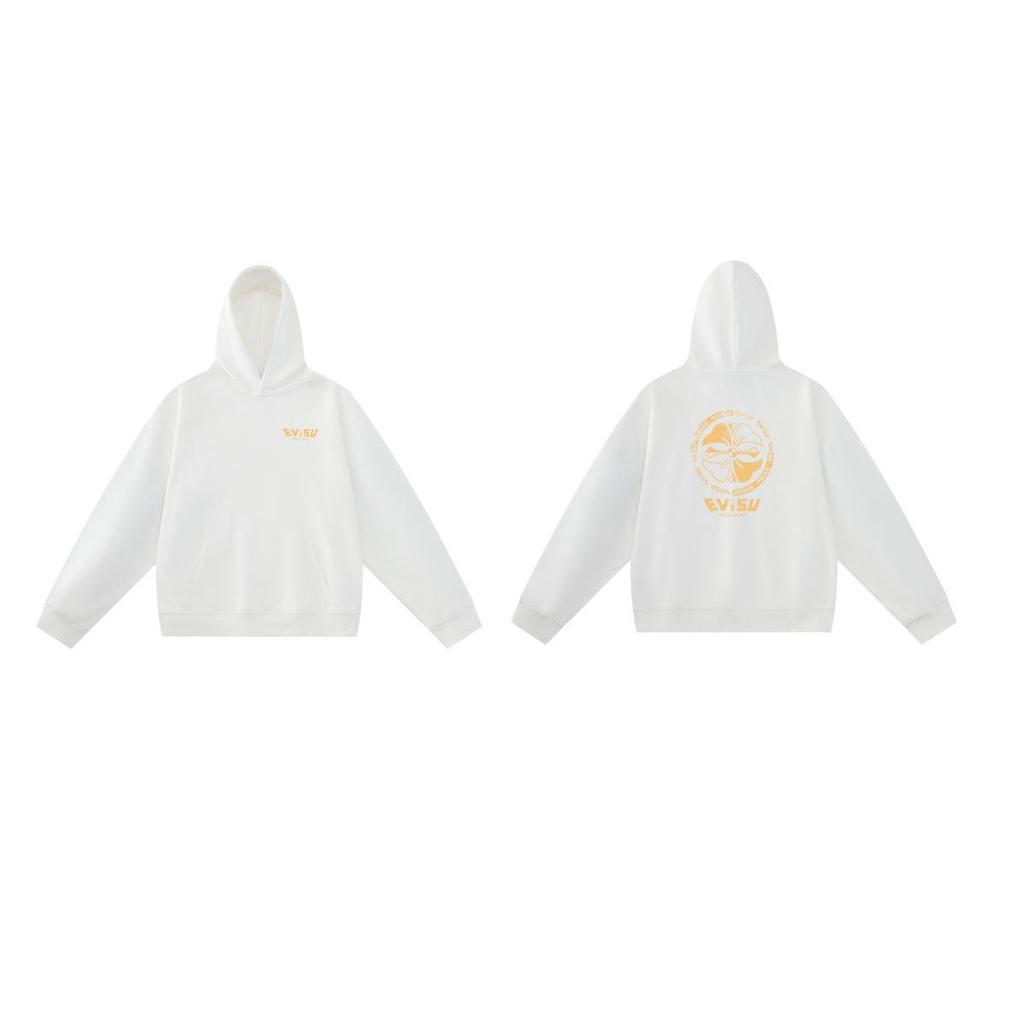 EVISU Fukujin 2025 Spring/Autumn Letter Print Hoodie