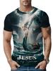 Camisetas Deportivas Casuales de Verano para Hombre Holgadas de Secado Rápido Cuello Redondo Estampado Gráfico 3D Manga Corta