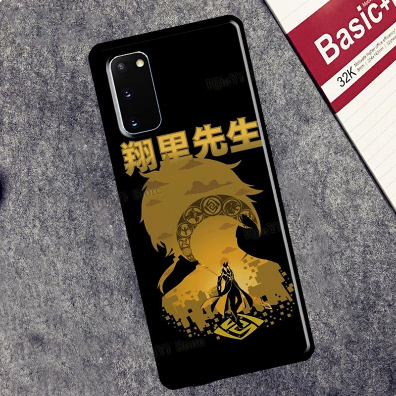 

Чехол Zhongli Genshin Impact для Samsung Galaxy S10 S9 S8 Note 10 Plus Note 20 Ultra S20 FE S22 S21 Ultra Cover Note 20 Ultra