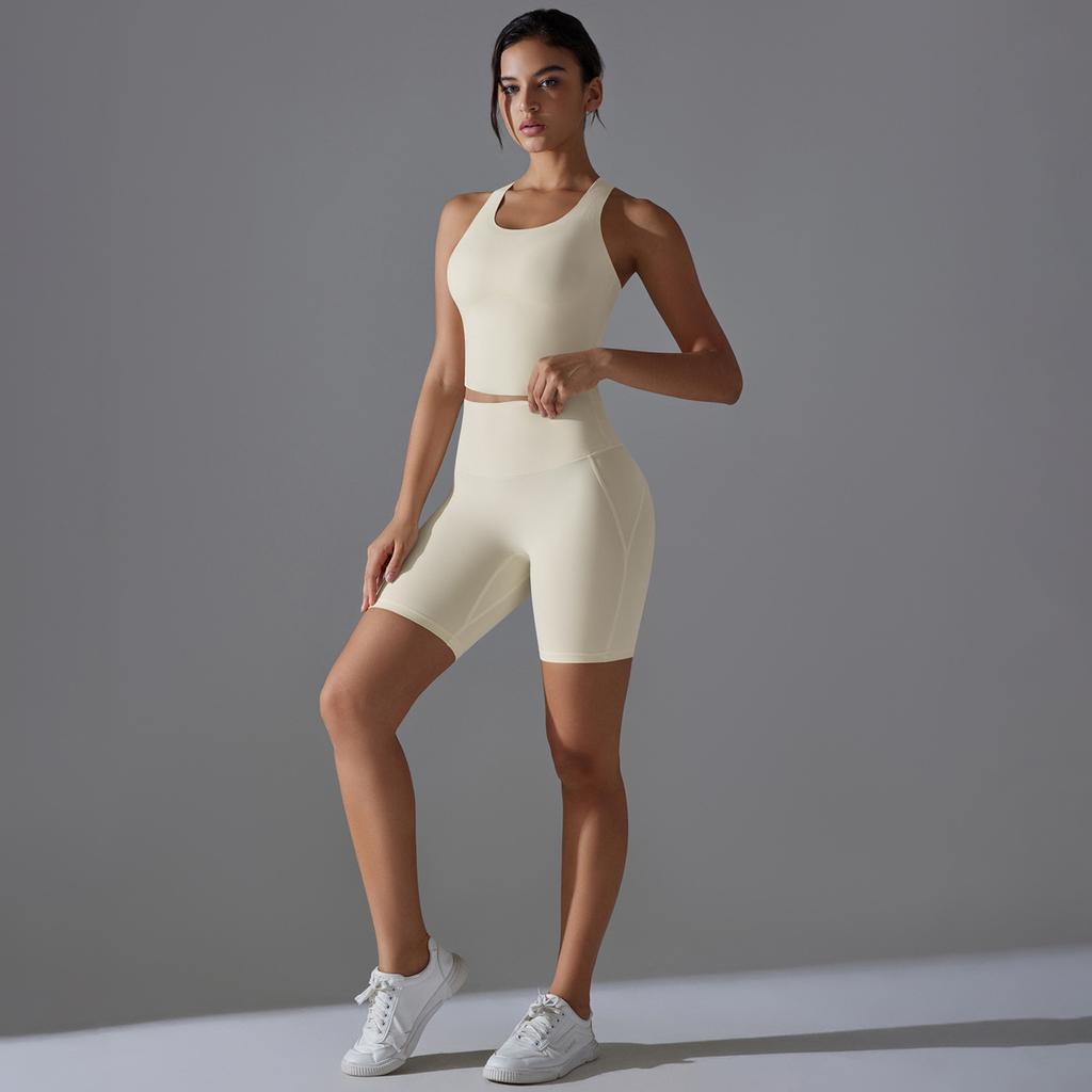 No Trace Back Underwear, High Waist, Hip Lifting, Skin Friendly, No Awkward Lines, Sports Shorts, Running, Fitness, Yoga Set