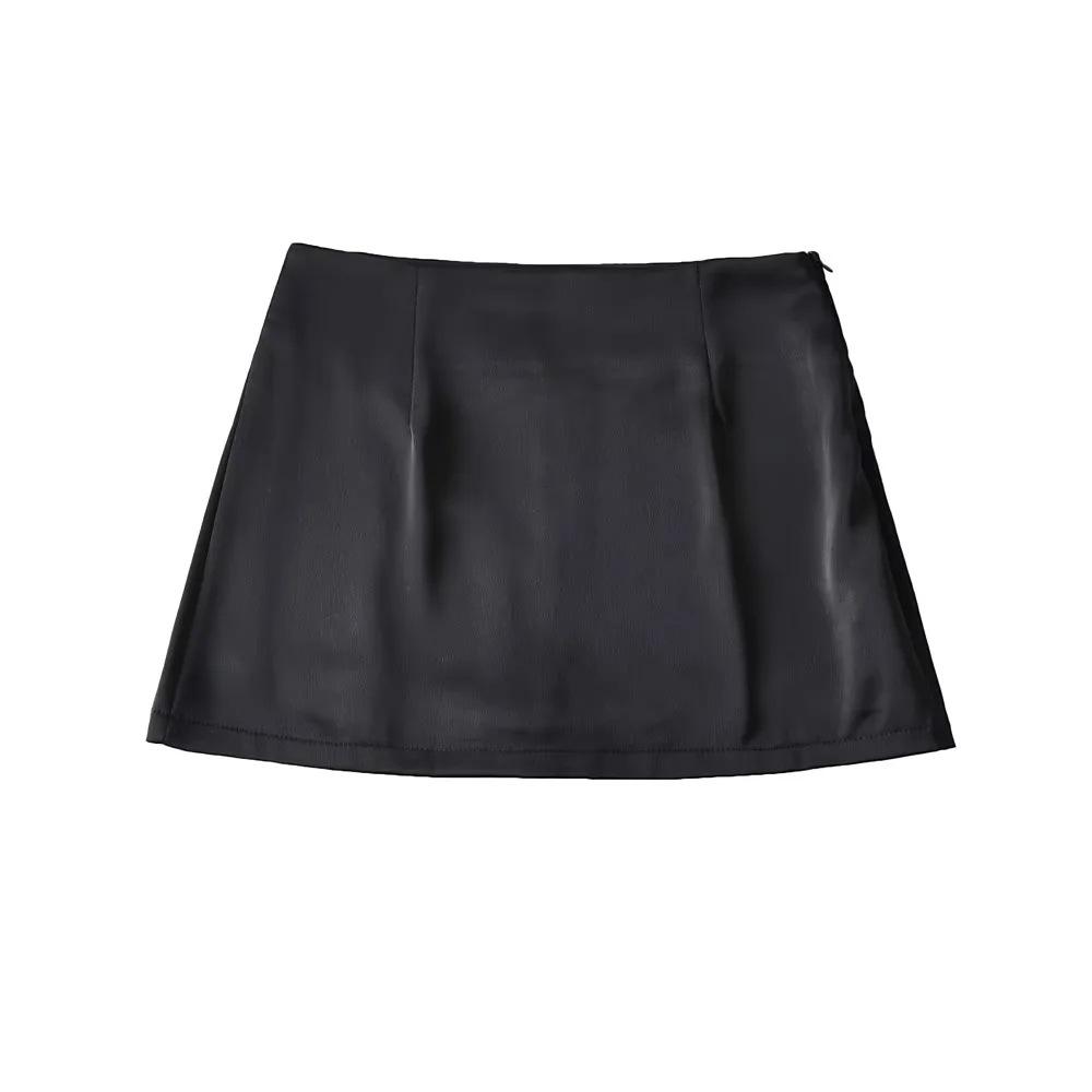 

2022 Летняя Женская Сексуальная Приталенная Юбка с Высокой Посадкой Large чёрный