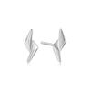 Ania Haie Double Spike 925 Silver Stud Earrings E051-02H